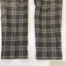 Load image into Gallery viewer, Smythe wool/linen plaid pants 8
