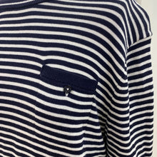 Load image into Gallery viewer, Banana Republic (outlet) striped cotton sweater M
