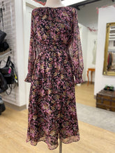 Load image into Gallery viewer, Mango semi sheer floral dress XS
