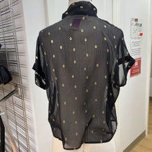 Load image into Gallery viewer, Contemporaine sheer tie neck top S
