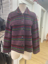 Load image into Gallery viewer, MP Vintage velvet print blazer/light jacket 8
