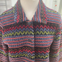 Load image into Gallery viewer, MP Vintage velvet print blazer/light jacket 8
