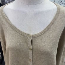 Load image into Gallery viewer, Talbots Pima Cotton metallic cardi 3X

