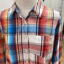 Load image into Gallery viewer, Tommy Hilfiger plaid button up
