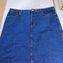 Load image into Gallery viewer, Mango denim maxi skirt 1XL
