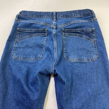 Load image into Gallery viewer, Gap '70s Flare High Rise 2 tone jeans 8p
