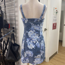 Load image into Gallery viewer, Gap floral denim dress S

