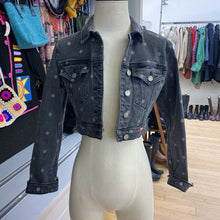 Load image into Gallery viewer, Guess crop denim jacket XS

