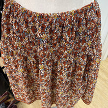 Load image into Gallery viewer, Max Studio floral pull on skirt S
