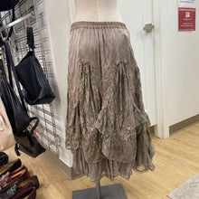 Load image into Gallery viewer, de Hede Made in Italy mixed media skirt Fits L
