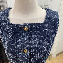 Load image into Gallery viewer, Maeve tweed vest S NWT
