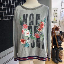 Load image into Gallery viewer, Napapijri beaded collar sweatshirt L
