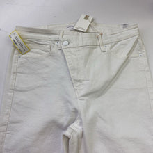 Load image into Gallery viewer, Good American asymmetrical zipper jeans 15 NWT
