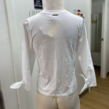 Load image into Gallery viewer, Michael Kors tie sleeves top NWT XS
