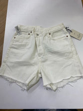 Load image into Gallery viewer, AGolde Criss Cross denim shorts NWT 26

