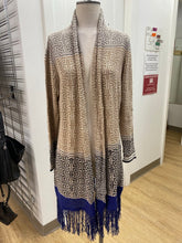 Load image into Gallery viewer, Nic &amp; Zoe linen/blend open cardi XL
