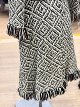 Load image into Gallery viewer, Vintage Wool fringe coat S/M
