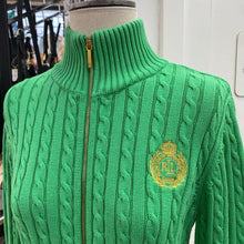 Load image into Gallery viewer, Lauren Ralph Lauren zip up cardi L
