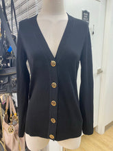 Load image into Gallery viewer, Tory Burch light knit merino wool cardi M
