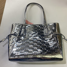 Load image into Gallery viewer, Michael Kors silver logo bag

