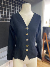 Load image into Gallery viewer, Mango mixed buttons sweater S
