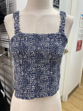 Load image into Gallery viewer, Rachel Zoe smocked linen top M
