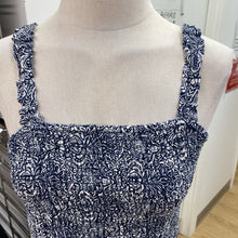 Load image into Gallery viewer, Rachel Zoe smocked linen top M
