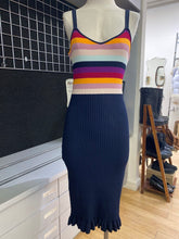 Load image into Gallery viewer, Cinq à Sept ribbed knit dress L
