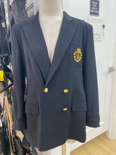 Load image into Gallery viewer, Lauren Ralph Lauren crest double breasted blazer 14p
