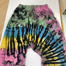 Load image into Gallery viewer, Harem Pants tie dye cotton pants O/S
