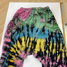 Load image into Gallery viewer, Harem Pants tie dye cotton pants O/S
