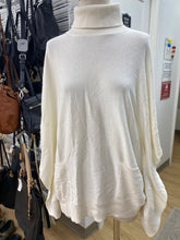 Load image into Gallery viewer, Michael Kors cotton/blend poncho style sweater M
