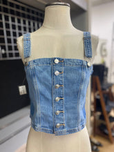 Load image into Gallery viewer, American Eagle denim top M
