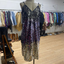 Load image into Gallery viewer, H&amp;M strappy sequin dress 12
