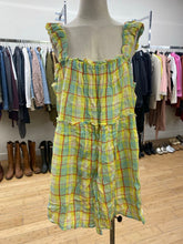 Load image into Gallery viewer, Anthropologie plaid mini dress NWT L
