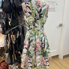 Load image into Gallery viewer, Tommy Hilfiger sheer stripes/floral dress 8
