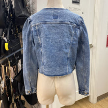 Load image into Gallery viewer, Gap collarless denim jacket L
