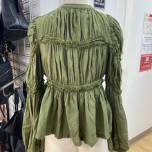 Load image into Gallery viewer, Anthropologie zip up top S
