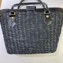 Load image into Gallery viewer, Talbots vintage straw leather bag
