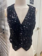 Load image into Gallery viewer, Zara sequin vest M

