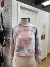 Load image into Gallery viewer, BB Dakota tie dye crop sweatshirt S
