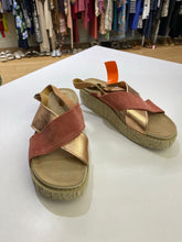 Load image into Gallery viewer, EL Natura Lista suede/metallic leather sandals 41
