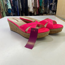 Load image into Gallery viewer, Prada patent cork wedges 38 *As Is-small marks
