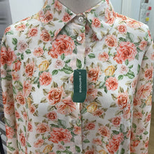 Load image into Gallery viewer, icone floral shirt dress L NWT
