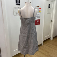 Load image into Gallery viewer, Eileen Fisher metallic linen/blend dress S
