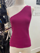 Load image into Gallery viewer, Babaton Sculp Knit one shoulder top L
