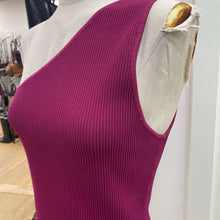 Load image into Gallery viewer, Babaton Sculp Knit one shoulder top L
