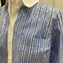 Load image into Gallery viewer, Veronica Beard sequin striped shirt 0
