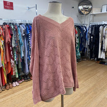 Load image into Gallery viewer, in every story open knit sweater 2X
