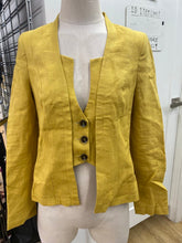 Load image into Gallery viewer, Ou Empereur Ou Rien lined linen blazer 7
